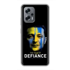 Чехол для Xiaomi POCO X4 GT (AlphaPrint - с принтом Зеленского) (В. Зеленский)