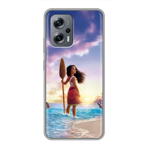 Чехол с принтом «Моана с веслом» для Xiaomi POCO X4 GT Чехол с принтом «Моана с веслом» для Xiaomi POCO X4 GT