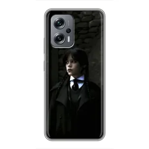 Чехол с дизайном Венздей 2 на Xiaomi POCO X4 GT (Темный стиль Уэнздей)