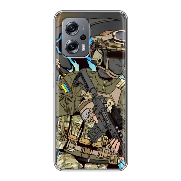 Чехол с принтом «Воин ВСУ» для Xiaomi POCO X4 GT