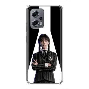 Чехлы Венсдей на Xiaomi POCO X4 GT Уэнсдей (AlphaPrint) (W-Wednesday)