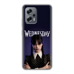 Чехлы Венсдей на Xiaomi POCO X4 GT Уэнсдей (AlphaPrint) (Wednesday)