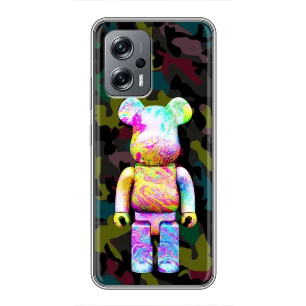 Чохол з принтом «Яскравий Bearbrick» для Xiaomi POCO X4 GT