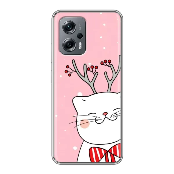 Чехол с принтом «Зимний кот» для Xiaomi POCO X4 GT