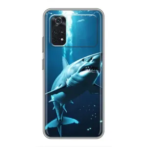 Чохол з картинкою 'Хижаки' для Xiaomi POCO X4 Pro 5G (Акула під водою)