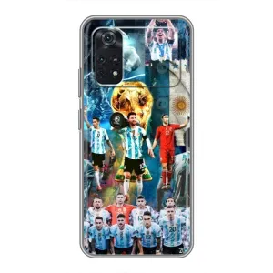 Чехлы Месси для Xiaomi POCO X4 Pro 5G (AlphaPrint) (Аргентина Месси)