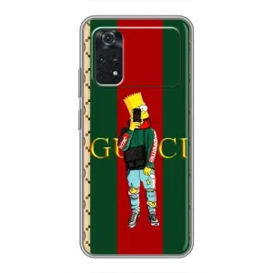 Бренднові Чохли для Xiaomi POCO X4 Pro 5G - (PREMIUMPrint) (Барт ГУЧЧІ)