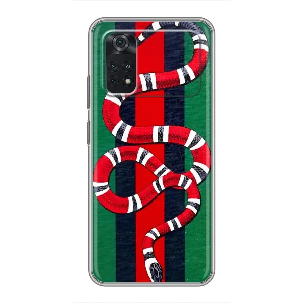 Чохол з принтом «Gucci змія» для Xiaomi POCO X4 Pro 5G