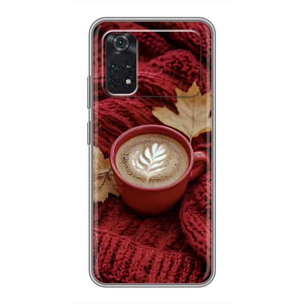 Чохол з принтом «Кава на ковдрі» для Xiaomi POCO X4 Pro 5G