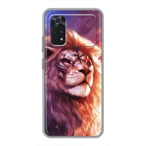Чохол з картинкою ЛЕВ для Xiaomi POCO X4 Pro 5G (VPrint) (Красочний Лев)
