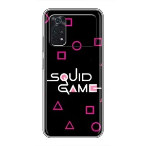 Чехол Гра в кальмара для Xiaomi POCO X4 Pro 5G (Паттерн Игра кальмара)