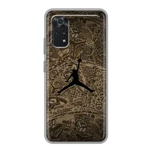 Чохли для Xiaomi POCO X4 Pro 5G - з картинкою JORDAN (AlphaPrint) (Logo Jordan)