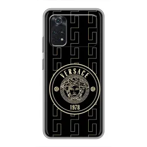 Чохли VERSACE для Поко Х4 Про 5G (PREMIUMPrint) (Лого Версаче)
