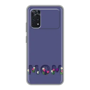 Чохол з принтом «Мама в квітах» для Xiaomi POCO X4 Pro 5G