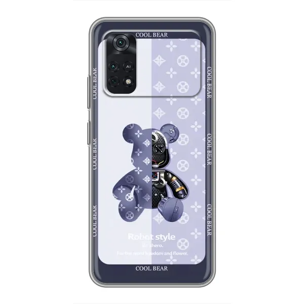 Чохол з принтом «Медведик LV» для Xiaomi POCO X4 Pro 5G