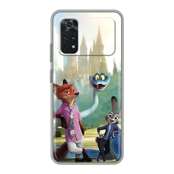 Чохол з принтом «Герої мультфільму Зоотрополіс» для Xiaomi POCO X4 Pro 5G
