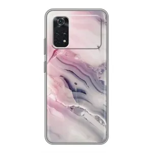 Мраморний чехол на Xiaomi POCO X4 Pro 5G (VPrint) (Пурпурний Мрамор)