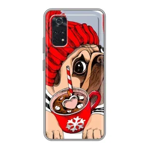 Чохли з собаками для Xiaomi POCO X4 Pro 5G (VPrint) (Песик в шапці)