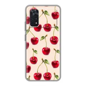 Чохли з фруктами для Xiaomi POCO X4 Pro 5G (VPrint) (Черешня)