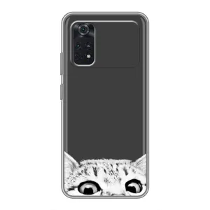 Чохол на Поко Х4 Про 5G з Котиками (VPrint) (Виглядає котик)