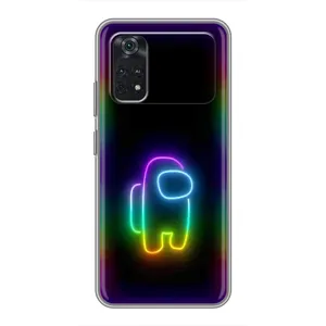 Чохли Амонг Ас для Xiaomi POCO X4 Pro 5G (AlphaPrint) (Яскравий скін)