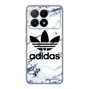 Чохли Адидас для Xiaomi POCO X6 Pro (5G) (AlphaPrint) (Адідас на мраморі)