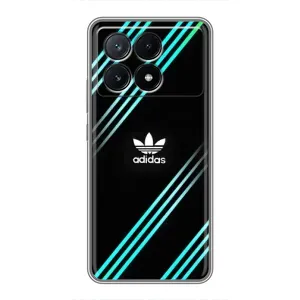 Чохли Адидас для Xiaomi POCO X6 Pro (5G) (AlphaPrint) (Адідас з полосами)