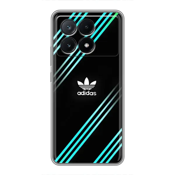 Чехол с принтом «Адидас с полосами» для Xiaomi POCO X6 Pro (5G) Чехол с принтом «Адидас с полосами» для Xiaomi POCO X6 Pro (5G)
