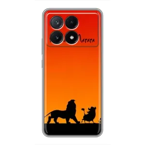 Чохол Король лев на ПОКО Х6 Про (5G) (Акуна Матата закат)