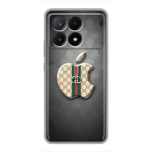 Чохли  GUCCI для ПОКО Х6 Про (5G) (AlphaPrint) (Apple gucci)