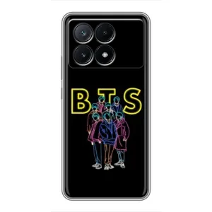 Чохли BTS для Xiaomi POCO X6 Pro (5G) (AlphaPrint) (BTS стайл)