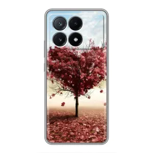 Чехлы для любимой на ПОКО Х6 Про (5G) (VPrint) (Дерево серце)