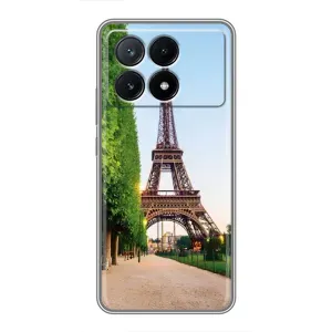 Чохол Ейфелева Вежа Xiaomi POCO X6 Pro (5G) - (AlphaPrint) (Дорога до Парижу)