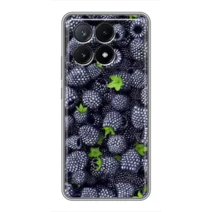 Чохли з фруктами для Xiaomi POCO X6 Pro (5G) (VPrint) (Ожина)