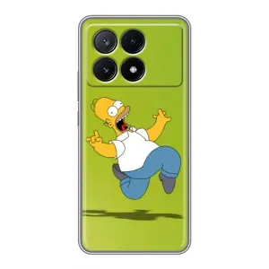 Чjхол з Сімпсонами для Xiaomi POCO X6 Pro (5G) (VPrint) (Гомер Сімпсон)