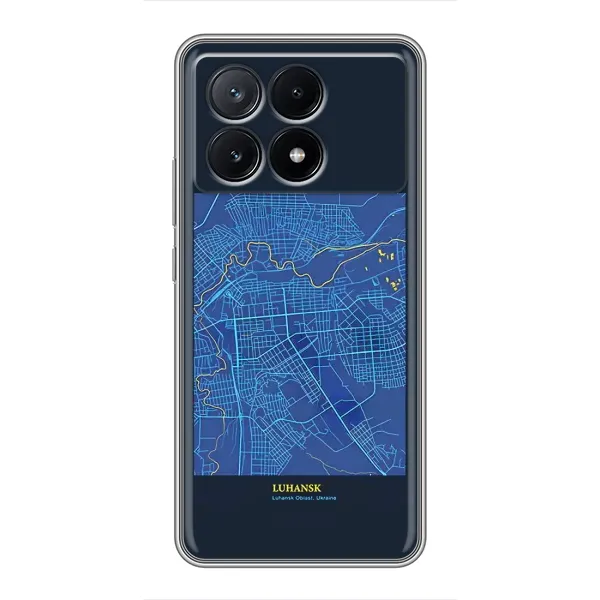 Чехол с принтом «Гуганск» для Xiaomi POCO X6 Pro (5G)