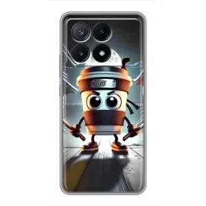 Чохол з принтом «Капучіно асасіно» для Xiaomi POCO X6 Pro (5G)