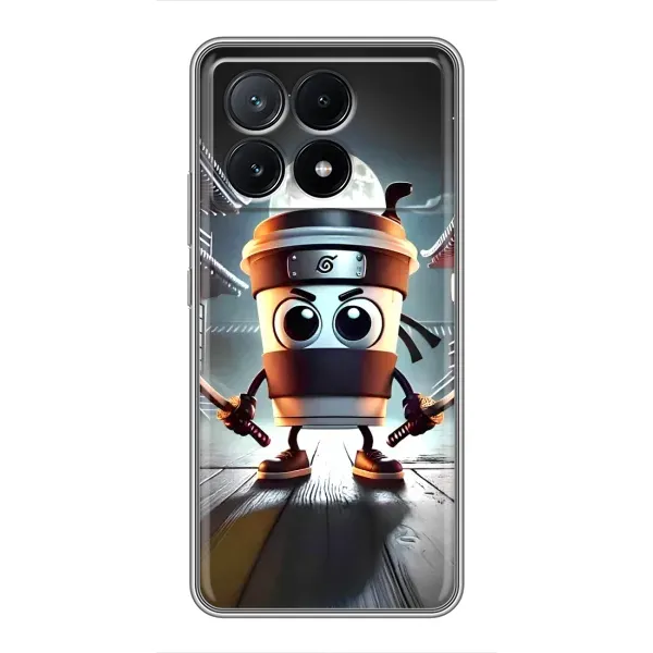 Чохол з принтом «Капучіно асасіно» для Xiaomi POCO X6 Pro (5G)