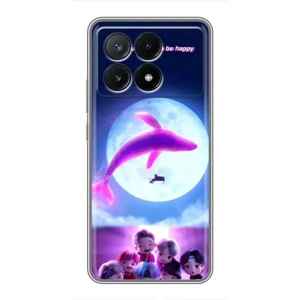 Чохол з принтом «КИТ BTS» для Xiaomi POCO X6 Pro (5G)