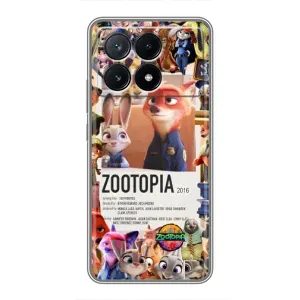 Чохол Зоотрополіс на Xiaomi POCO X6 Pro (5G) (Постер Зоотрополіс)