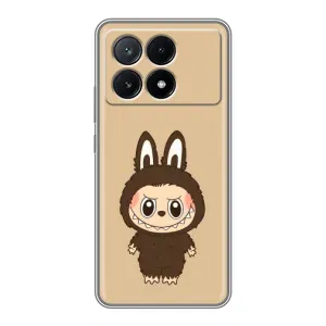 Чохол з Лабубу на Xiaomi POCO X6 Pro (5G) (Bored Ape в червоному)