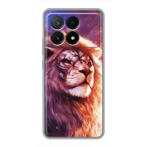 Чохол з картинкою ЛЕВ для Xiaomi POCO X6 Pro (5G) (VPrint) (Красочний Лев)
