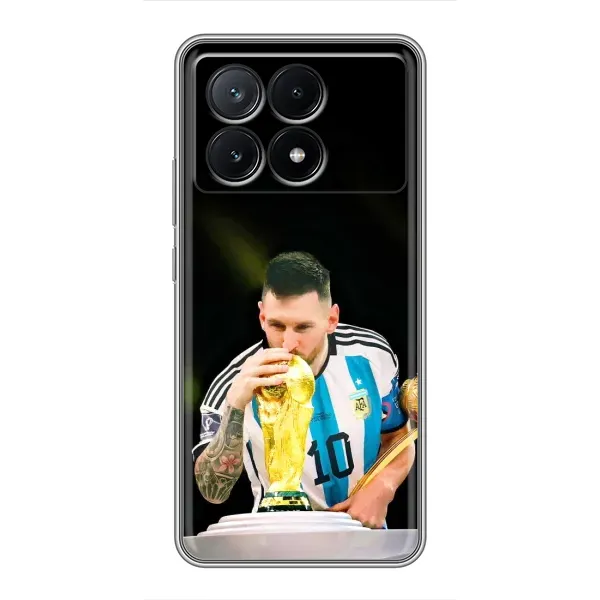 Чехол с принтом «Кубок Месси» для Xiaomi POCO X6 Pro (5G)