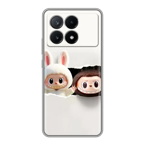 Чохол з принтом «Лабубу» для Xiaomi POCO X6 Pro (5G)