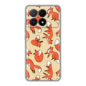 Чохли з картинкою Лисичка для Xiaomi POCO X6 Pro (5G) (VPrint) (Лисички)