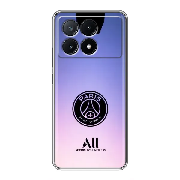 Чохол з принтом «лого PSG» для Xiaomi POCO X6 Pro (5G)