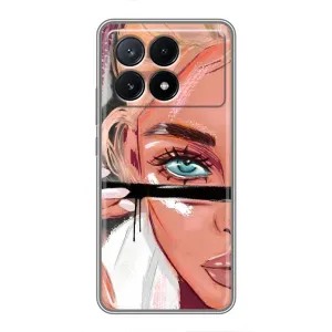 Чохол з друком для Xiaomi POCO X6 Pro (5G) - (Мода) (AlphaPrint) (Макіяж)