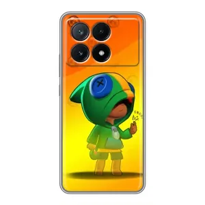 Чехол для Xiaomi POCO X6 Pro (5G) Бравл Старс (VPrint) (Хлопчик Леон)