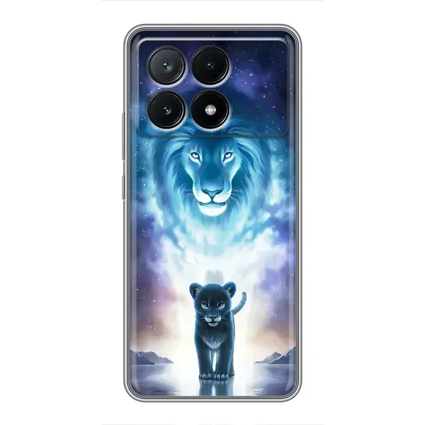Чохол з принтом «Маленький лев» для Xiaomi POCO X6 Pro (5G)