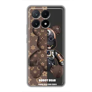 Круті Чохли Луі Віттон для Xiaomi POCO X6 Pro (5G) (AlphaPrint) (Ведмідь Луі Вітон)
